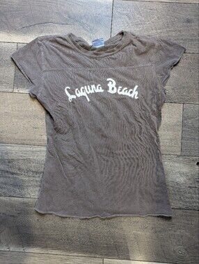 Laguna Beach Short Sleeve Graphic Tee - Brown